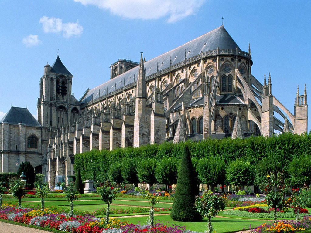 cathedral, of, st, etienne, france, , , , , , bourges